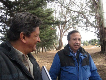 Con Francisco Cabecllo en Chile AGROALCA